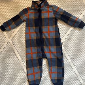 Carters 12 month fleece onesie, open feet